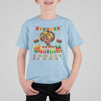 Kwanzaa Blessings African Woman T Shirt For Kid Umoja Seven Principles Family Gift - Wonder Print Shop