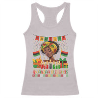 Kwanzaa Blessings African Woman Racerback Tank Top Umoja Seven Principles Family Gift - Wonder Print Shop