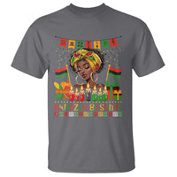 Kwanzaa Blessings African Woman T Shirt Umoja Seven Principles Family Gift - Wonder Print Shop