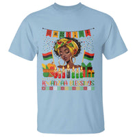 Kwanzaa Blessings African Woman T Shirt Umoja Seven Principles Family Gift - Wonder Print Shop