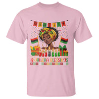 Kwanzaa Blessings African Woman T Shirt Umoja Seven Principles Family Gift - Wonder Print Shop