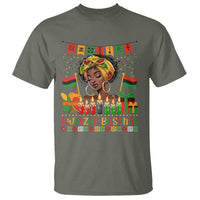 Kwanzaa Blessings African Woman T Shirt Umoja Seven Principles Family Gift - Wonder Print Shop