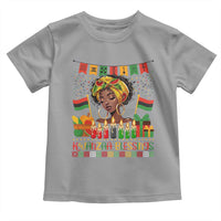 Kwanzaa Blessings African Woman Toddler T Shirt Umoja Seven Principles Family Gift - Wonder Print Shop