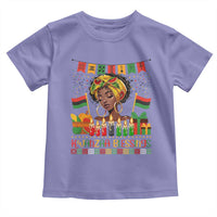 Kwanzaa Blessings African Woman Toddler T Shirt Umoja Seven Principles Family Gift - Wonder Print Shop