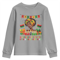 Kwanzaa Blessings African Woman Youth Sweatshirt Umoja Seven Principles Family Gift - Wonder Print Shop