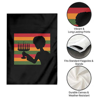 Kwanzaa Umoja Family African Woman Seven Principles Gift Garden Flag - Wonder Print Shop