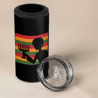 Kwanzaa Umoja Family African Woman Seven Principles Gift 4 in 1 Can Cooler Tumbler - Wonder Print Shop