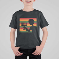 Kwanzaa Umoja Family African Woman Seven Principles Gift T Shirt For Kid - Wonder Print Shop