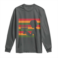 Kwanzaa Umoja Family African Woman Seven Principles Gift Long Sleeve Shirt - Wonder Print Shop