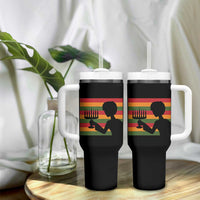Kwanzaa Umoja Family African Woman Seven Principles Gift Tumbler With Handle - Wonder Print Shop