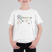 Kwanzaa T Shirt For Kid Lights Of Unity Seven Principles Heritage Gift - Wonder Print Shop