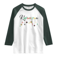 Kwanzaa Raglan Shirt Lights Of Unity Seven Principles Heritage Gift - Wonder Print Shop