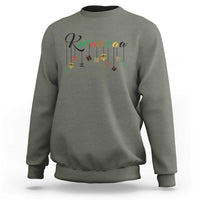 Kwanzaa Sweatshirt Lights Of Unity Seven Principles Heritage Gift - Wonder Print Shop