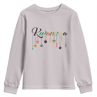 Kwanzaa Youth Sweatshirt Lights Of Unity Seven Principles Heritage Gift - Wonder Print Shop