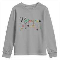 Kwanzaa Youth Sweatshirt Lights Of Unity Seven Principles Heritage Gift - Wonder Print Shop