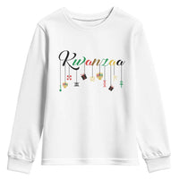 Kwanzaa Youth Sweatshirt Lights Of Unity Seven Principles Heritage Gift - Wonder Print Shop