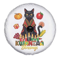 Kwanzaa Blessings Spare Tire Cover Funny Cat African Heritage Gift - Wonder Print Shop