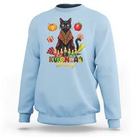 Kwanzaa Blessings Sweatshirt Funny Cat African Heritage Gift - Wonder Print Shop
