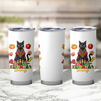 Kwanzaa Blessings Tumbler Cup Funny Cat African Heritage Gift - Wonder Print Shop