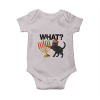 Funny Black Cat Chaos Kwanzaa Kinara Candle Baby Onesie African Heritage Gift - Wonder Print Shop