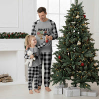 Funny Black Cat Chaos Kwanzaa Kinara Candle Plaid Pajama Set African Heritage Gift - Wonder Print Shop