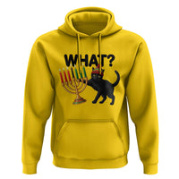 Funny Black Cat Chaos Kwanzaa Kinara Candle Hoodie African Heritage Gift - Wonder Print Shop