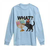 Funny Black Cat Chaos Kwanzaa Kinara Candle Long Sleeve Shirt African Heritage Gift - Wonder Print Shop