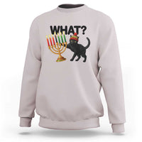Funny Black Cat Chaos Kwanzaa Kinara Candle Sweatshirt African Heritage Gift - Wonder Print Shop