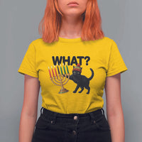 Funny Black Cat Chaos Kwanzaa Kinara Candle T Shirt For Women African Heritage Gift - Wonder Print Shop