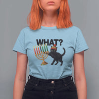 Funny Black Cat Chaos Kwanzaa Kinara Candle T Shirt For Women African Heritage Gift - Wonder Print Shop