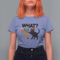 Funny Black Cat Chaos Kwanzaa Kinara Candle T Shirt For Women African Heritage Gift - Wonder Print Shop