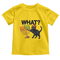 Funny Black Cat Chaos Kwanzaa Kinara Candle Toddler T Shirt African Heritage Gift - Wonder Print Shop