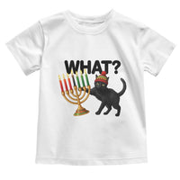 Funny Black Cat Chaos Kwanzaa Kinara Candle Toddler T Shirt African Heritage Gift - Wonder Print Shop