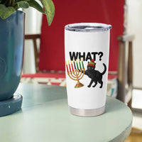 Funny Black Cat Chaos Kwanzaa Kinara Candle Tumbler Cup African Heritage Gift - Wonder Print Shop