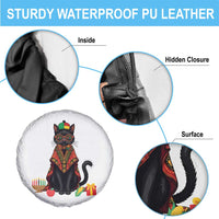Cute Kwanzaa Cat Dashiki Spare Tire Cover African Heritage Gift - Wonder Print Shop