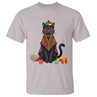 Cute Kwanzaa Cat Dashiki T Shirt African Heritage Gift - Wonder Print Shop
