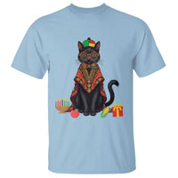Cute Kwanzaa Cat Dashiki T Shirt African Heritage Gift - Wonder Print Shop