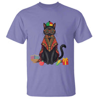 Cute Kwanzaa Cat Dashiki T Shirt African Heritage Gift - Wonder Print Shop