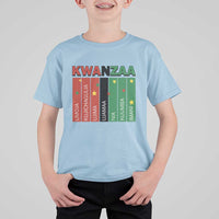 Light Of Kwanzaa T Shirt For Kid Nguzo Saba African Heritage Gift - Wonder Print Shop