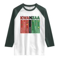 Light Of Kwanzaa Raglan Shirt Nguzo Saba African Heritage Gift - Wonder Print Shop