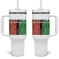 Light Of Kwanzaa Tumbler With Handle Nguzo Saba African Heritage Gift - Wonder Print Shop