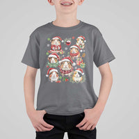 Funny Santa Cavy Squad T Shirt For Kid Christmas Guinea Pig Gift - Wonder Print Shop