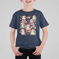 Funny Santa Cavy Squad T Shirt For Kid Christmas Guinea Pig Gift - Wonder Print Shop