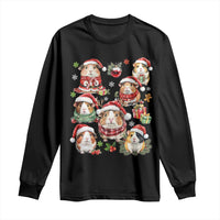 Funny Santa Cavy Squad Long Sleeve Shirt Christmas Guinea Pig Gift - Wonder Print Shop