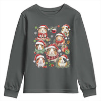 Funny Santa Cavy Squad Youth Sweatshirt Christmas Guinea Pig Gift - Wonder Print Shop