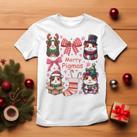 Merry Pigmas T Shirt Funny Guinea Pig Cavy Lover Holiday Gift - Wonder Print Shop