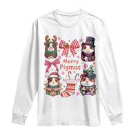 Merry Pigmas Long Sleeve Shirt Funny Guinea Pig Cavy Lover Holiday Gift - Wonder Print Shop