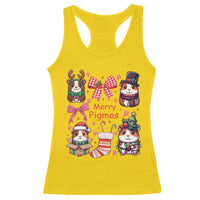 Merry Pigmas Racerback Tank Top Funny Guinea Pig Cavy Lover Holiday Gift - Wonder Print Shop