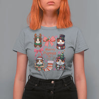 Merry Pigmas T Shirt For Women Funny Guinea Pig Cavy Lover Holiday Gift - Wonder Print Shop