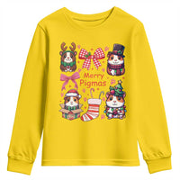 Merry Pigmas Youth Sweatshirt Funny Guinea Pig Cavy Lover Holiday Gift - Wonder Print Shop